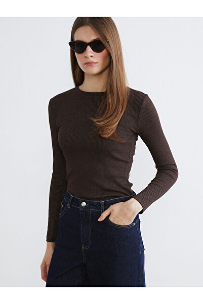 LC Waikiki Two Mt Shop Quality Lcw Modest Brown Camisole Plain Tight & Slim L...