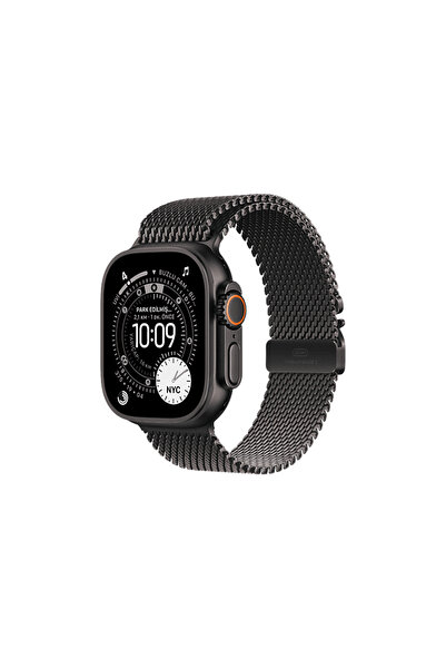 Apple MF1Q4TU/A Watch Ultra 3 GPS + Cellular 49mm Siyah Titanyum Kasa ve Siya...