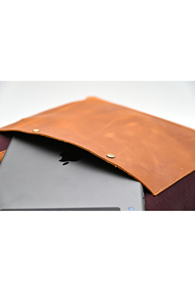 karenzi Artisanal Canvas & Genuine Leather Horizontal Tote Bag