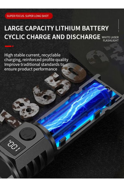 Generic Flashlight, rechargeable flashlight, high-lumen rechargeable LED flashlight, super bright flashlight