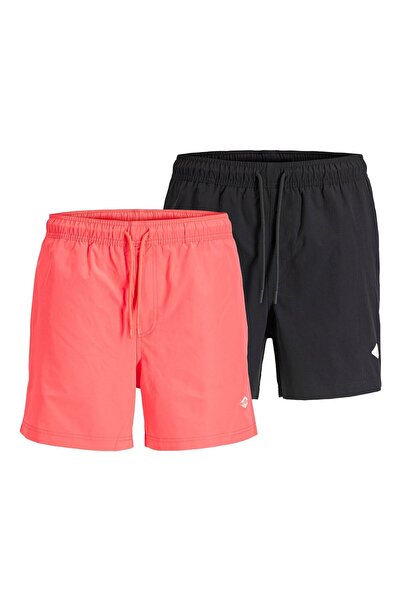 Jack & Jones JACK&JONES Herren Badehose, 2er Pack - JPSTMAUI TROPIC SOLID SWI...
