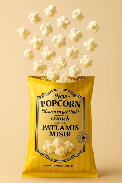 New Popcorn TUZLU PATLAMIŞ MISIR 15 GR X 10 ADET