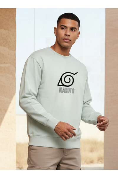 SP Characters Men Regular Fit Naruto Print Sweatshirt