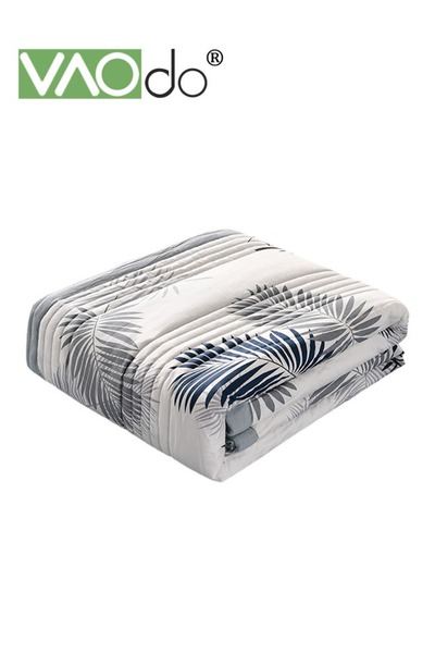 VAODO Queen Size Quilt Overall washable Soft Blanket Washed Cotton Material Bed Quilt Soft and Breathabl