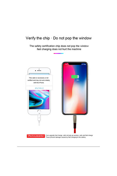 cheshide 120W 3-in-1 Fast Charging Data Line Model D01 with Apple Micro USB Type-C 120CM