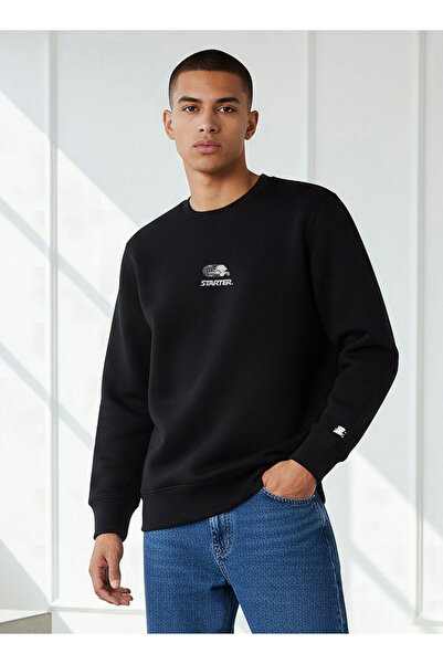 Starter Men Regular Fit Logo Print Sweatshirt