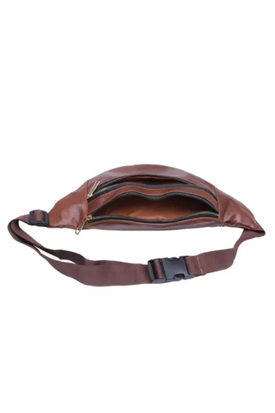 ORAMI PU Leather Waist Bag for Men & Women – Multi-Pocket Travel Fanny Pack