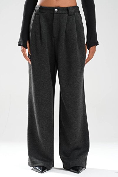 tw3 Women's Woolen Winter Fabric Detailed Design Trousers