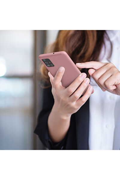 KWmobile Case for Samsung Galaxy A51, Light Pink, Silicone, KWM000010YZ058C