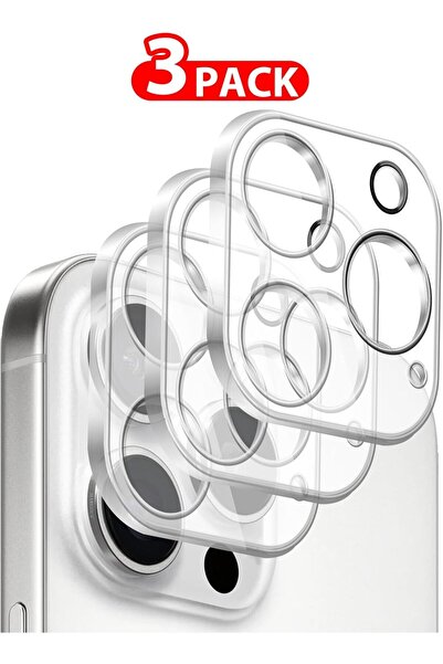 Margoun Camera Lens Protector, Tempered Glass for iPhone 16 Pro/16 Pro Max (Clear, 3 Pack)