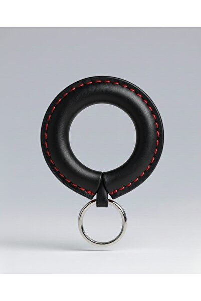 ZYLA سلسلة مفاتيح من الجلد الطبيعي مصنوعة يدويًا 12 خيارًا للألوان - القطر ال...