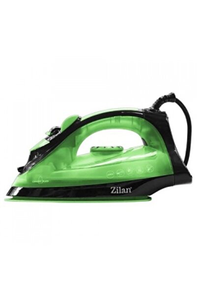 Zilan ZLN 2189 Iron, 2200 W, Ceramic Soleplate, Steam & Dry, Self-cleaning, Green