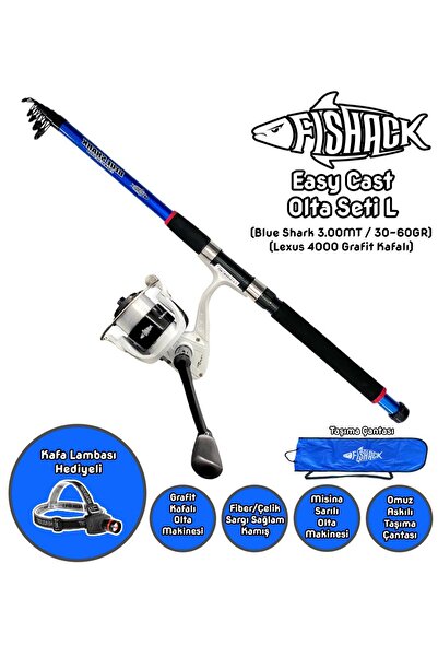 Fishack EasyCast Kıyı Olta Seti L - 3.00MT/30-60GR