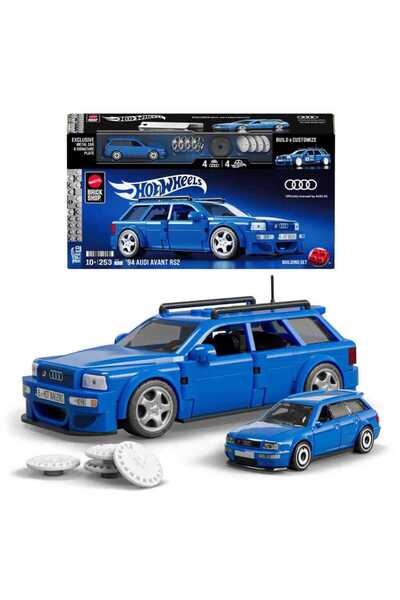 HOT WHEELS Speed Serisi 94 Audi Avant RS2 Araba Yapım Seti 253 Parça JGR28