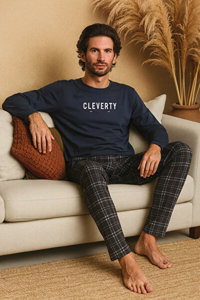 Sude Ανδρικό σετ πιτζάμες από σουέτ