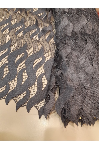 Safir Kumaş Abiyelik Güpür Dantel 3 Metre