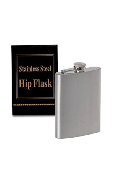 Ems Plosca din otel inoxidabil, de 8oz 240 ml pentru bauturi fine, argintiu