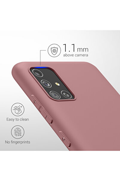 KWmobile Case for Samsung Galaxy A51, Light Pink, Silicone, KWM000010YZ058C