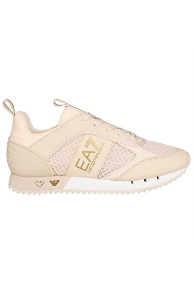 EA7 Pantofi Sport Black White Laces