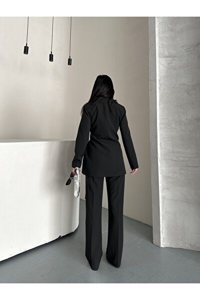 MADAMNİZ Buckle belted suit