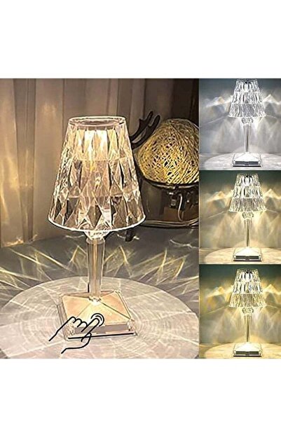 TİMİ مصباح طاولة أكريليك ماسي مع جهاز تحكم عن بعد وجهاز لمس متعدد الألوان