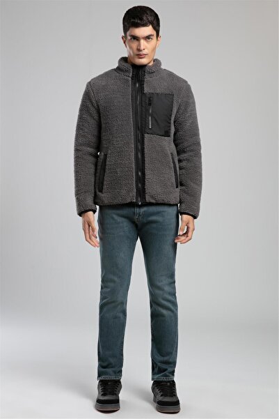 Lee Cooper Anthracite Men's Coat 261 Lcm 232010 Jose Antrasi̇t