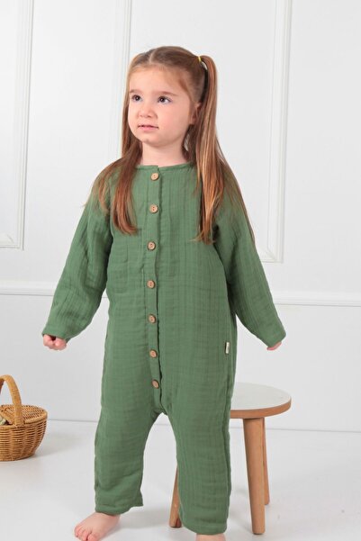 Cuckoo Cotton Bebek Müslin Tulum