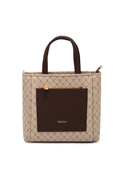 Tergan Vizon Tekstil Kadın Omuz Çantası - S25K1TWC0719-S0M