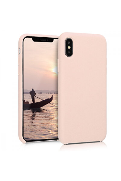 KWmobile Case for Apple iPhone X / iPhone XS, Silicone, Pink, 42495.10