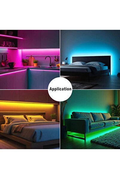 OEM Colorful COB LED strip with motion sensor, timer and intensity adjustment, 3m