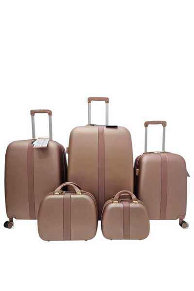 Red Sea Luxury bridal and travel travel set - 5 pieces - includes 2 makeup bags - elegant design and high quality