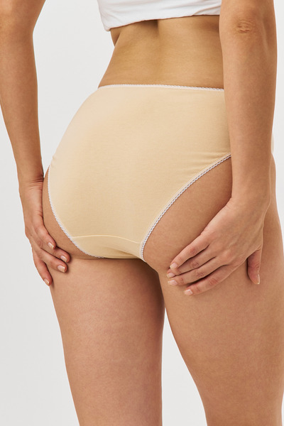 PAMORA 3-Piece Women's Panties Set – 95% Cotton 5% Elastane |   Soft, Flexible, All-Day Comfort