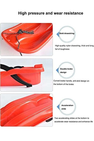 Generic Outdoor Sports Snow Grass Sand Board with Rope and Hand Brake 4.0