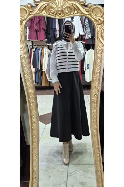 Mintaş Striped Knit Vest