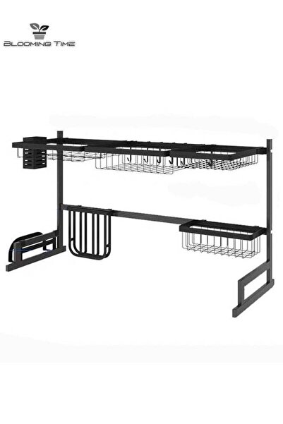 BLOOMING TIME The Plate Drying Rack On The Sink, Kitchen Supplies Storage Rac...