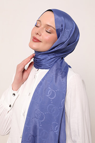 LuvenSara Oo Pattern Silk Jacquard Shawl