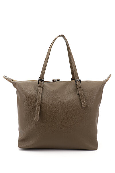 GÖNDERİ(R) Women's Mink Suede Long Strap Hand and Shoulder Bag