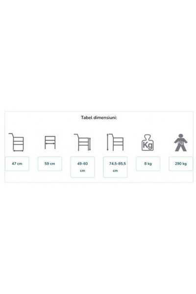 Moretti Spa Bariatric bedside commode 4-in-1 – RH780