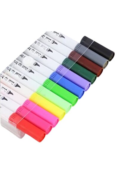 OEM Set of 12 Markers for Adults EVNC - Art Marker Dual Brush, 1 Brush Tip and 1 Detail Tip