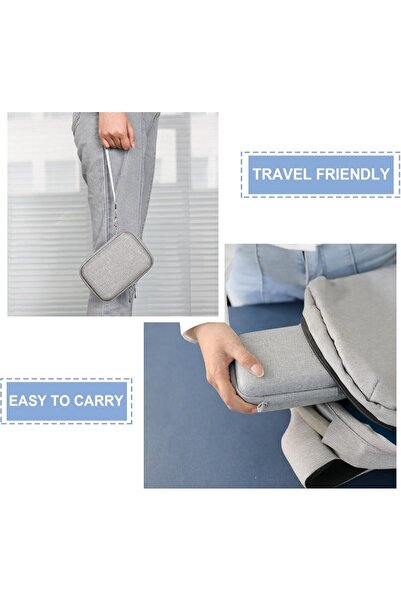 NALACAL Hard Carrying Case for Fujifilm Instax Mini EVO Instant Camera - Grey