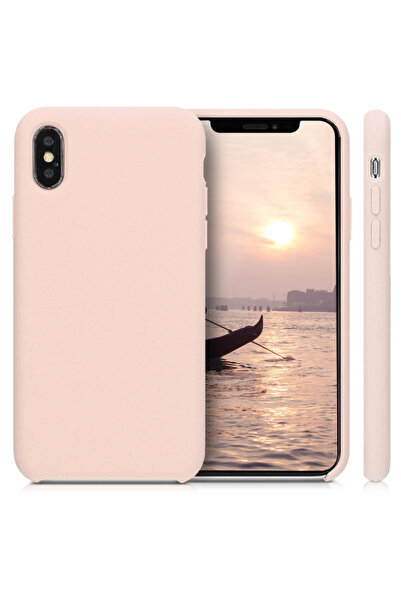 KWmobile Case for Apple iPhone X / iPhone XS, Silicone, Pink, 42495.10