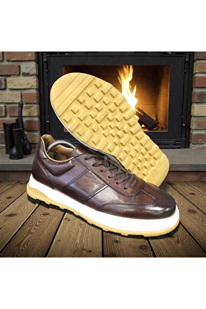 VİVA SHOES 100% Genuine Leather Eva Sole Casual Men's Shoes