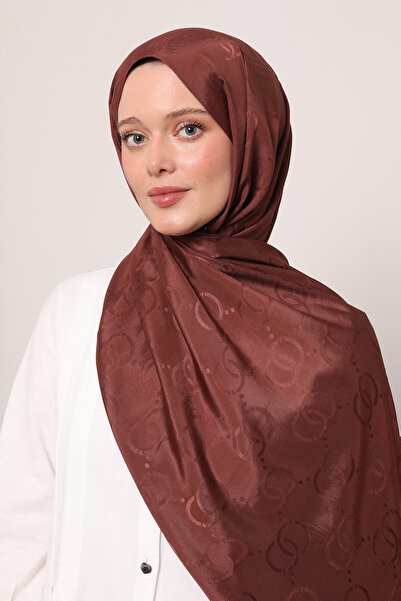 LuvenSara Oo Pattern Silk Jacquard Shawl