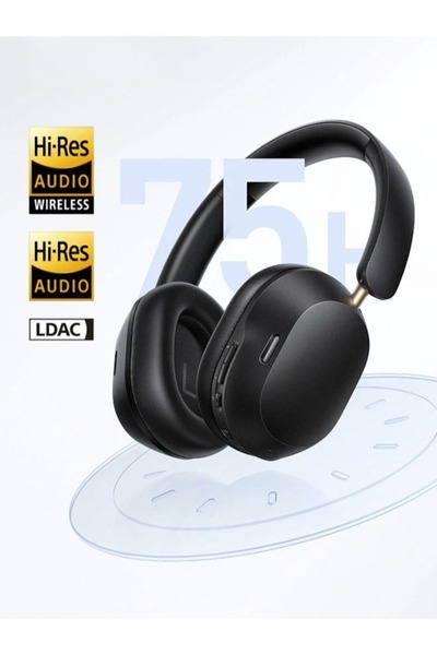 Generic Hitune Max 5C Wireless Over-Ear Headphones, ANC, Hi-Res, 75H Playtime