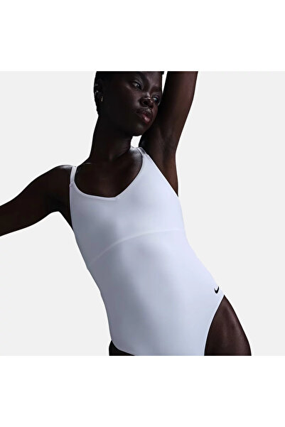 Nike Γυναικείο ολόσωμο μαγιό με V-λαιμόκοψη