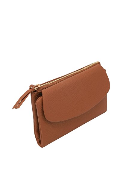 Meskanto Mini Daisy Genuine Leather Women's Wallet with Phone Compartment