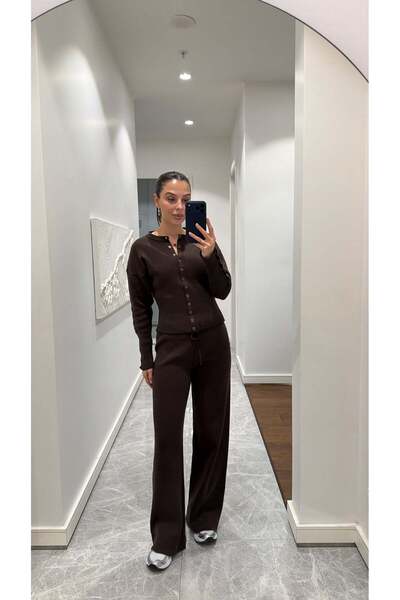 sinemkivanc co BEL DETAYLI İKİLİ TRİKO TAKIM