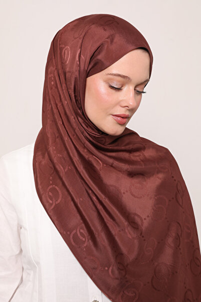 LuvenSara Oo Pattern Silk Jacquard Shawl