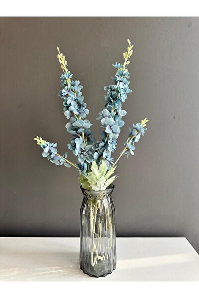 Luvienn Yapay 2 adet Şebboy Vazo Çiçeği-Yapay Şebboy Dekoratif Çiçek
