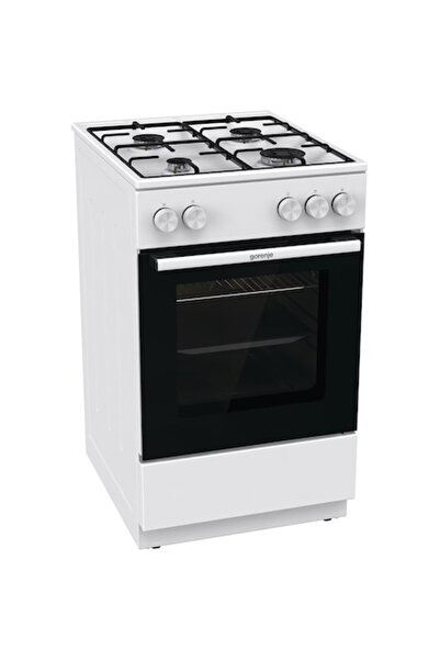 Gorenje GG5A12WJ stove, 4 burners, Gas, L 50 cm, white